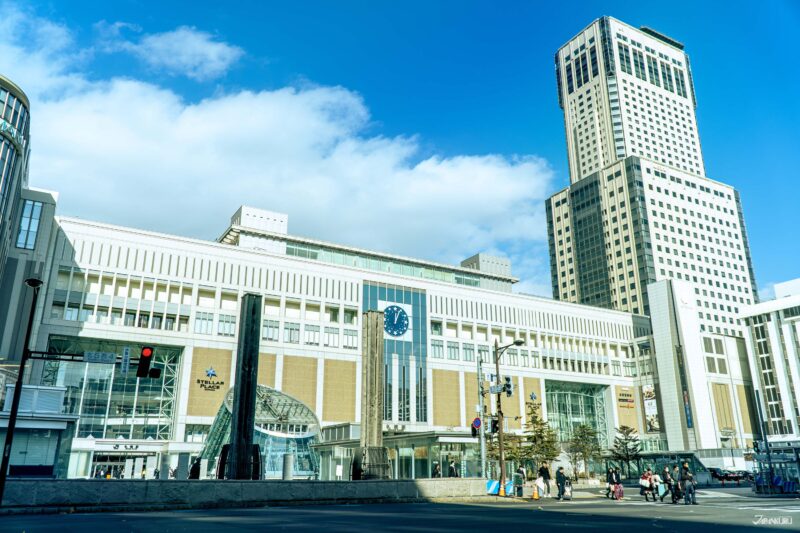 삿포로역 외관 전경