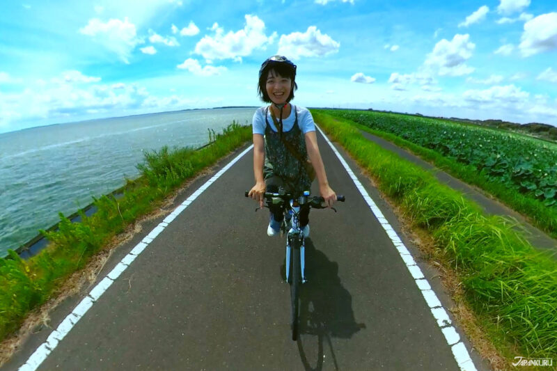 일본 자전거 여행 추천 – 이바라키현 츠치우라 가스미가우라 호숫가 자전거길