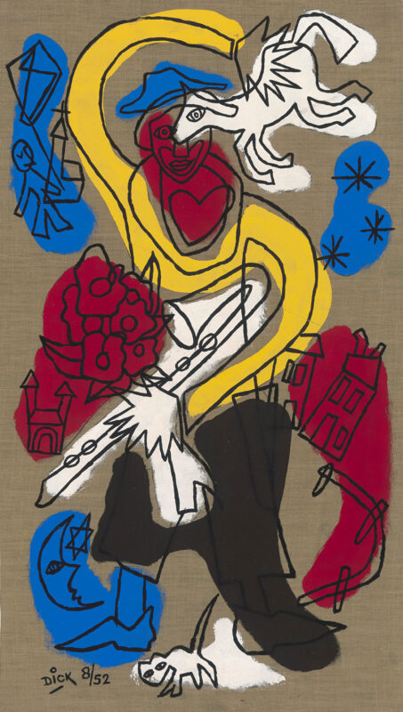 젊은 시절 브루너의 회화 작품