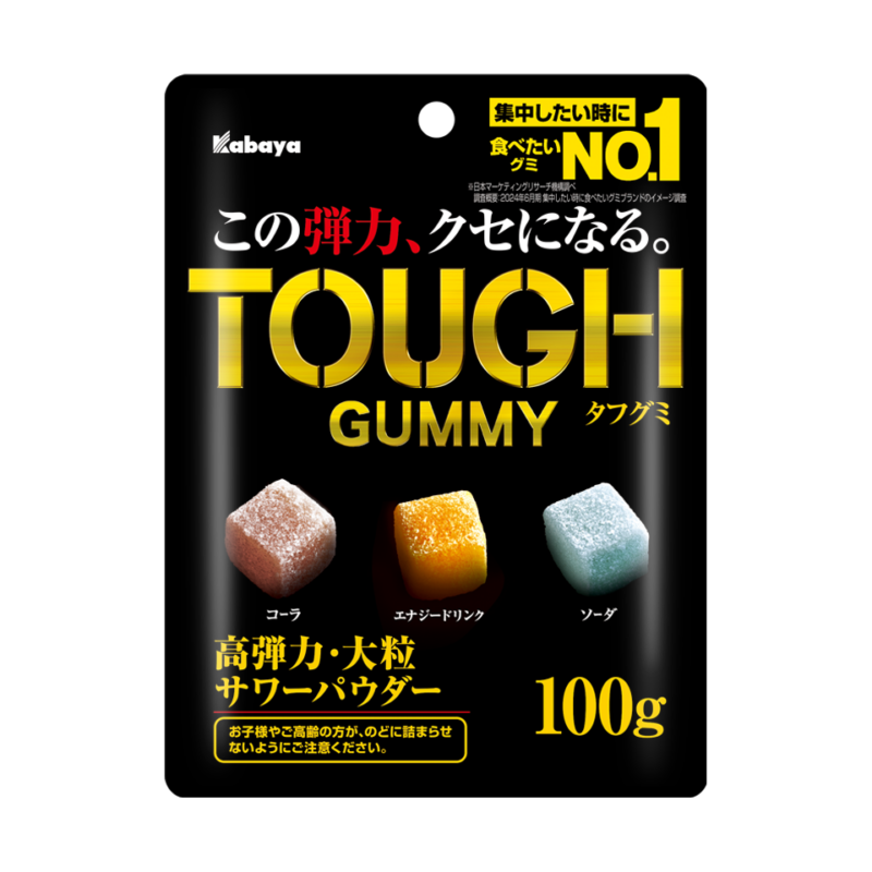 카바야식품 터프구미, 하드한 식감과 다양한 과일 풍미로 사랑받는 젤리