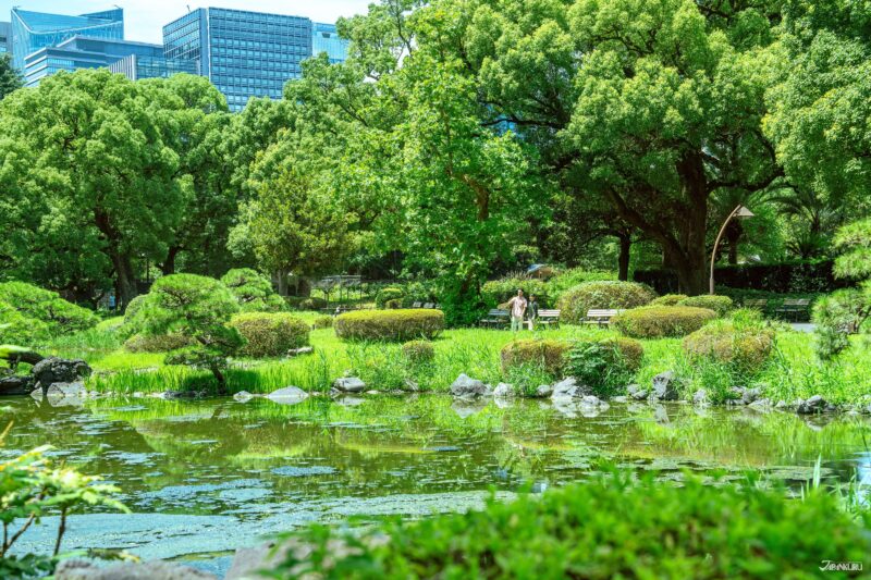 日本家族旅行 銀座逛街