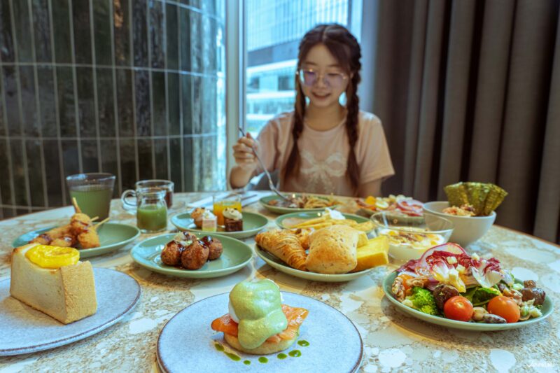 อาหารเช้าใน Hotel Hankyu GRAN RESPIRE โอซาก้า