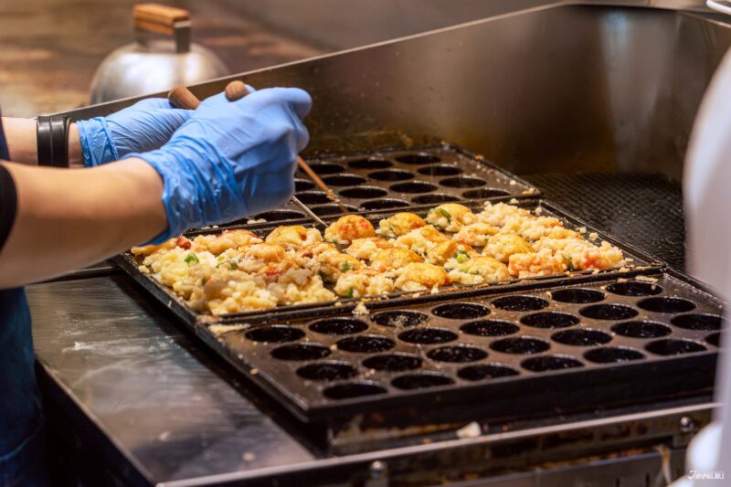 ทาโกยากิใน Time Out Market โอซาก้า