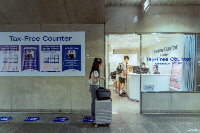 Tax-Free Counter in Osaka
