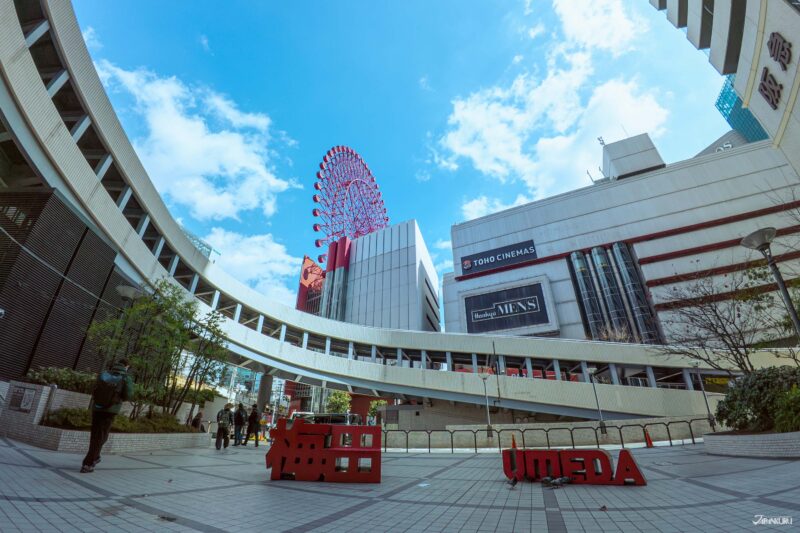 Hep Five Ferris Wheel in Umeda, Osaka