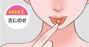 大鵬薬品ピタスシリーズ　口腔内貼付フィルム　使用手順