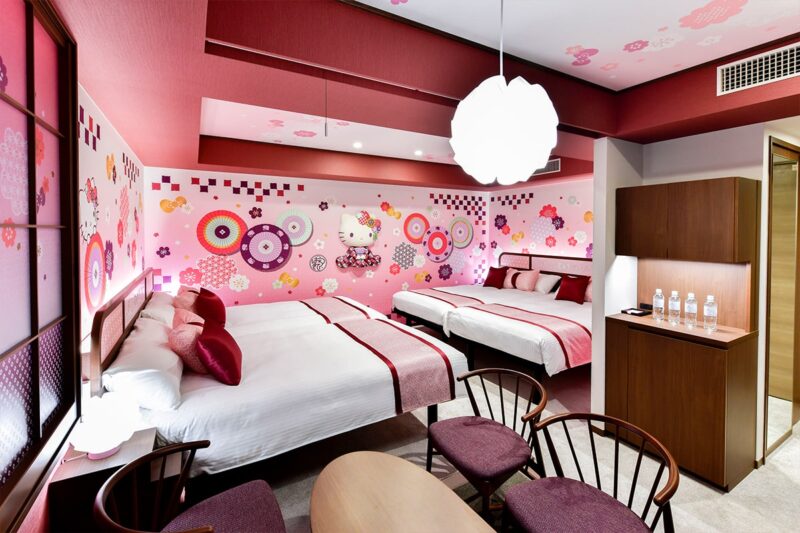 Hello Kitty Rooms at Asakusa Tobu Hotel