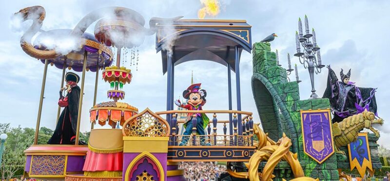 东京迪士尼 陆地 万圣节游行