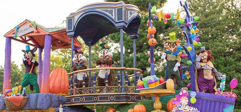 东京迪士尼 陆地 万圣节游行