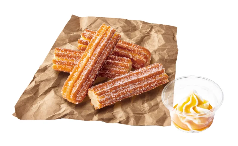 롯데리아 딥 츄로스 호박 고구마 소스 디저트