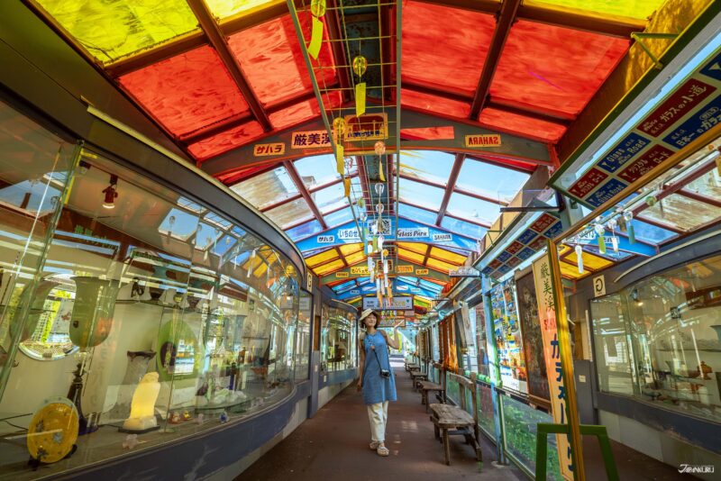 岩手景點嚴美溪-撒哈拉玻璃公園