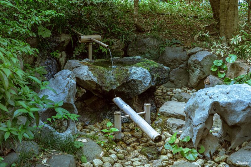 เดินเล่นในโตเกียว สวนโทโนะกายาโตะ ห้องชงชา"โมมิจิเต"  