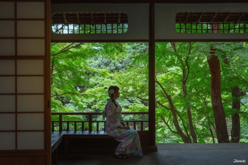 เดินเล่นในโตเกียว สวนโทโนะกายาโตะ ห้องชงชา"โมมิจิเต"  