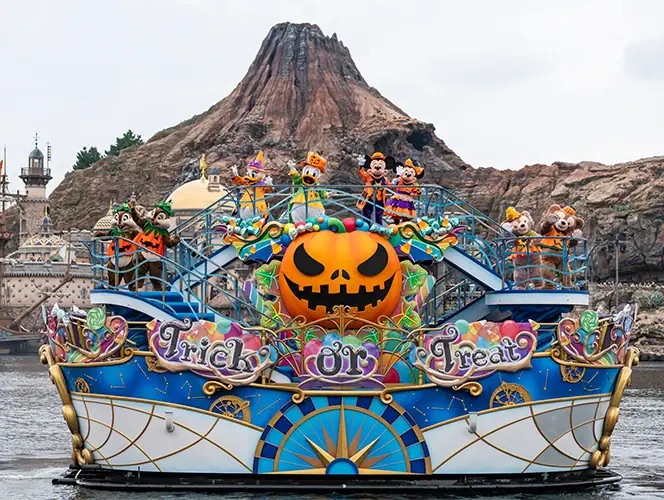 东京迪士尼 海洋 万圣节游行