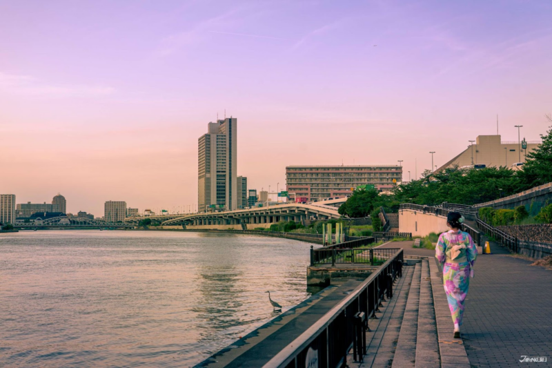 เดินเล่นโตเกียว แม่น้ำสุมิดะ 