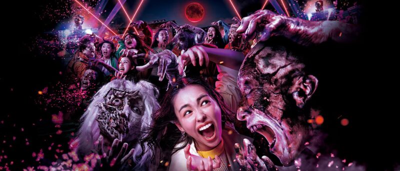 日本环球影城 万圣节活动 僵尸群舞