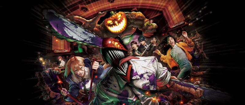 日本环球影城 万圣节活动 电锯人