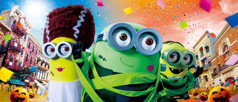 日本环球影城 万圣节活动 小黄人