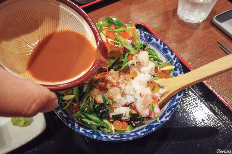 홋카이도 구시로시의 명물 갓테동