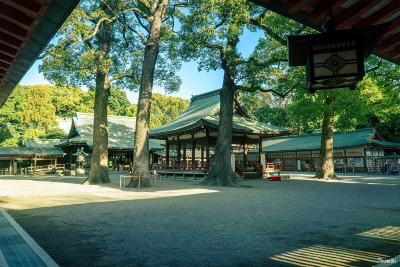 사이타마시의 전통 거리 풍경