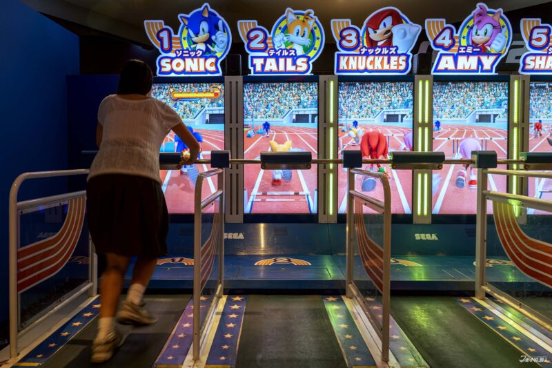 台場Joypolis 推薦設施 音速小子跑步