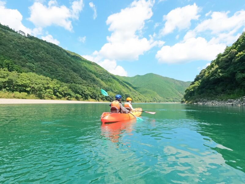 고치시 시만토강 풍경