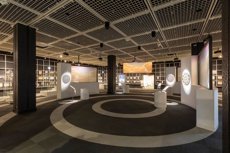 하나마키시의 미야자와 겐지 동화 마을과 기념관 전경