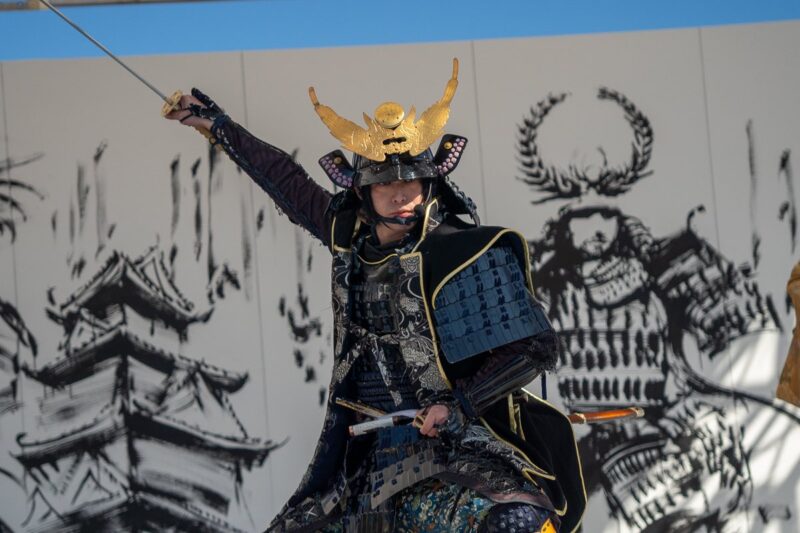 Samurai performances at Tokyo Samurai Festival in Ueno Park (2026)