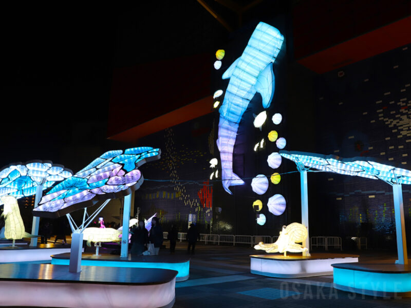 카이유칸 일루미네이션 고래상어 오브제
