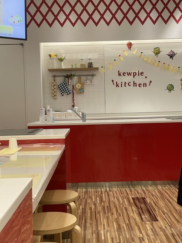 큐피 키친에서 제공되는 마요네즈 활용 요리 시식 공간