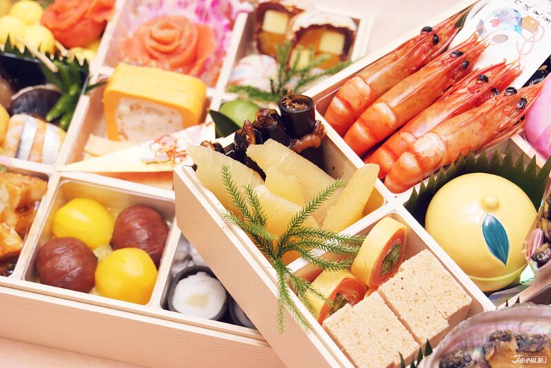 osechi ryori, a traditional Japanese New Year's meal