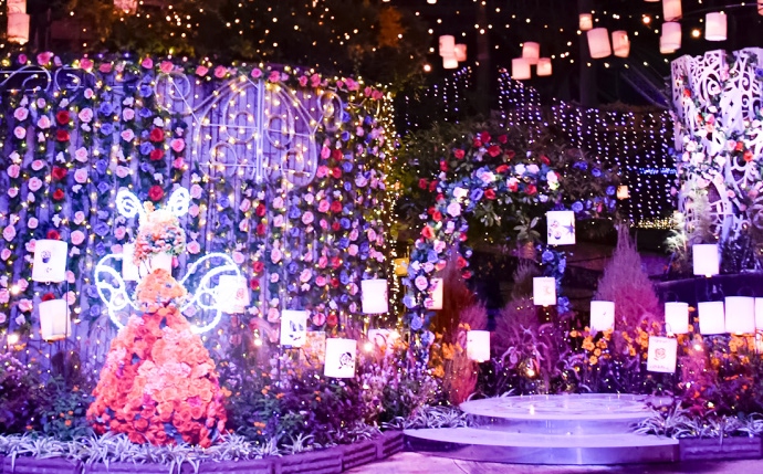 히라카타 파크 꽃과 요정의 트리 이미지
