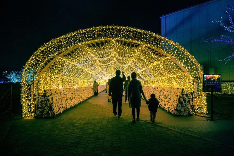 大井竞马场点灯 Tokyo Mega Illumi 光之隧道