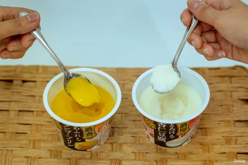 日本超商甜點推薦 雪印Megmilk杏仁豆腐 芒果布丁