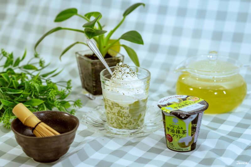 日本超商甜點推薦 雪印Megmilk抹茶布丁