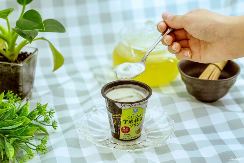 日本超商甜點推薦 雪印Megmilk抹茶布丁