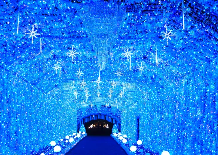 고텐바 도키노스미카 히카리노 스미카 빛의 터널 전경