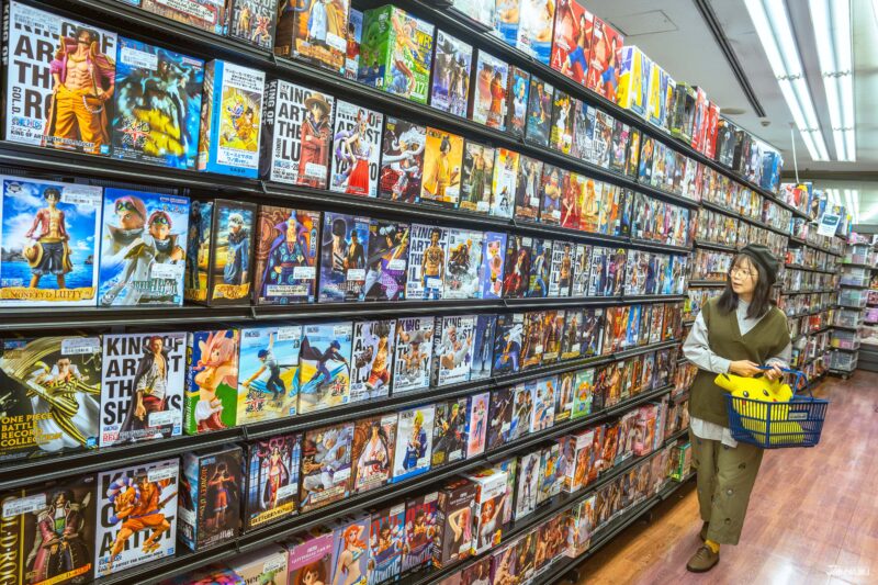 Seconhand anime merch in Osaka