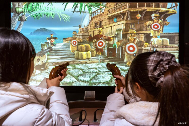Pirate ride at Tokyo's indoor amusement park, TOKYO JOYPOLIS