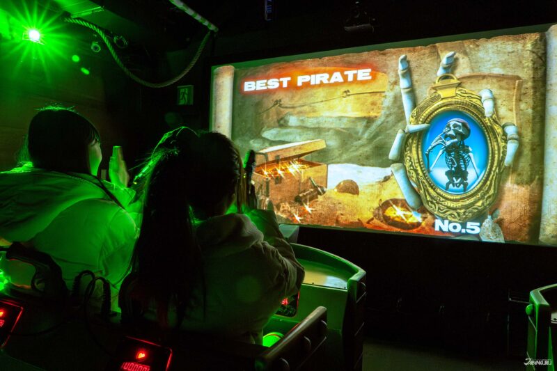 Pirate ride at Tokyo's indoor amusement park, TOKYO JOYPOLIS