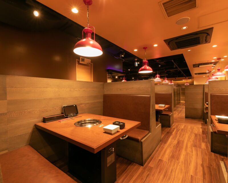 ภายในร้านปิ้งย่าง Yakiniku Rikimaru 