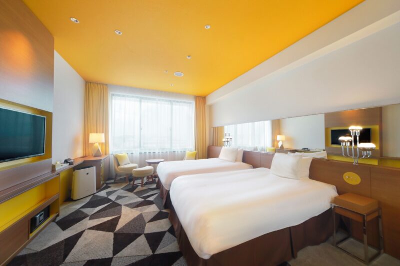 โรงแรม Hotel Universal Port ตัวอย่างห้องพัก Vita Deluxe Twin