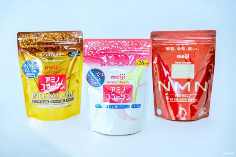 日本明治氨基膠原蛋白3種