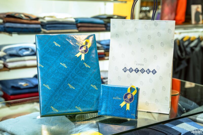銀座男性服飾 銀座MOTOKI 包裝服務