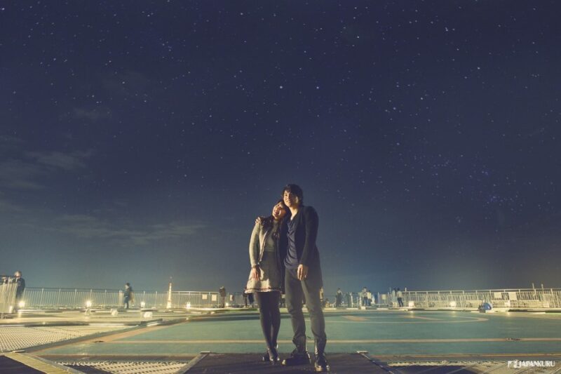 The night sky at Tokyo City View