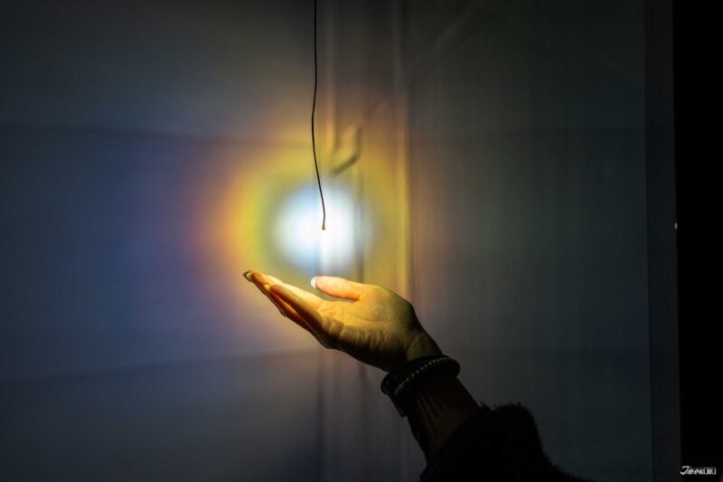 visiting teamLab Biovortex Kyoto