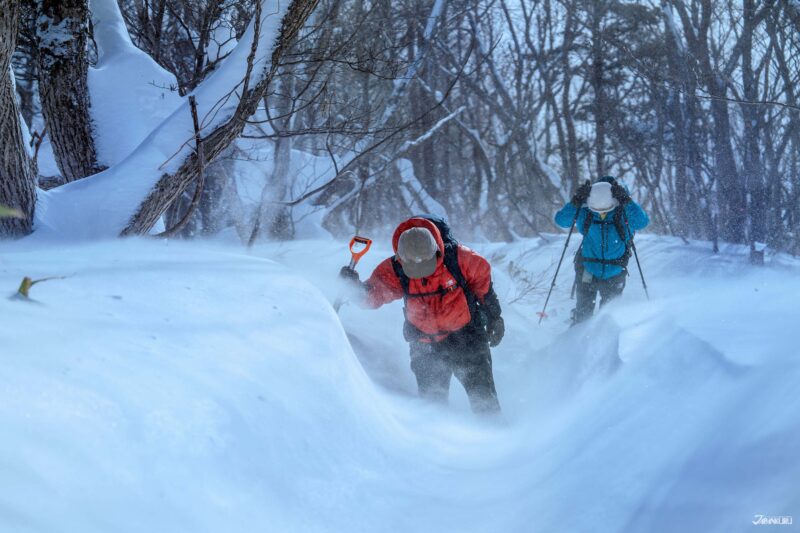 福島冬雪的安達太良山