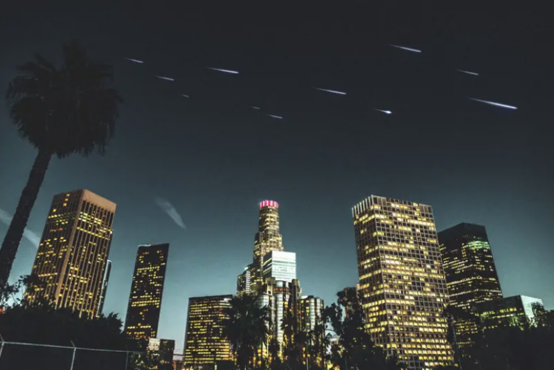 A visual of Japan's first artificial meteor shower