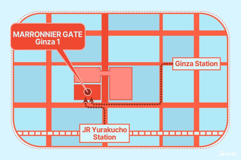 casual shopping in Ginza: MARRONNIER GATE Ginza 1