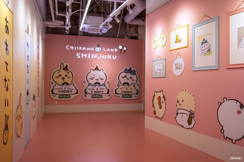 치이카와랜드 신주쿠점 내부 귀여운 캐릭터 굿즈 매장